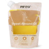 Pifito Sweet Almond Oil (16 oz) for Soap Making - Premium 100% Pure and Natural Carrier Oil for Essential Oils, Skin Care, Hair and Body Oil