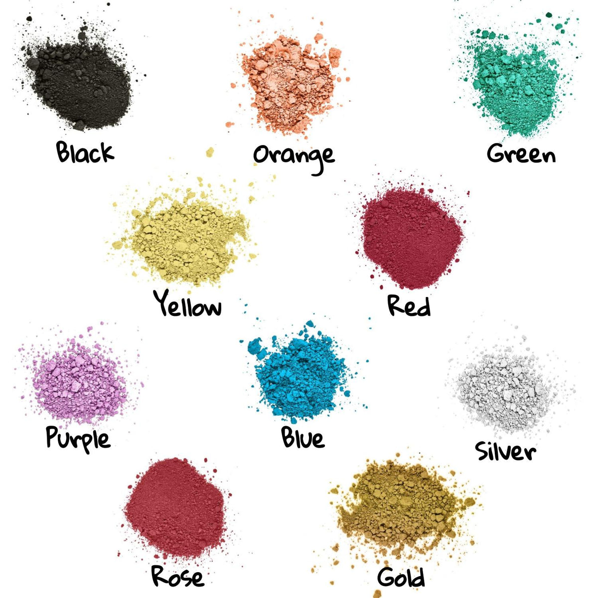 Pifito Mica Colorant Powder 'Light' Sampler - For Soap Making Supplies