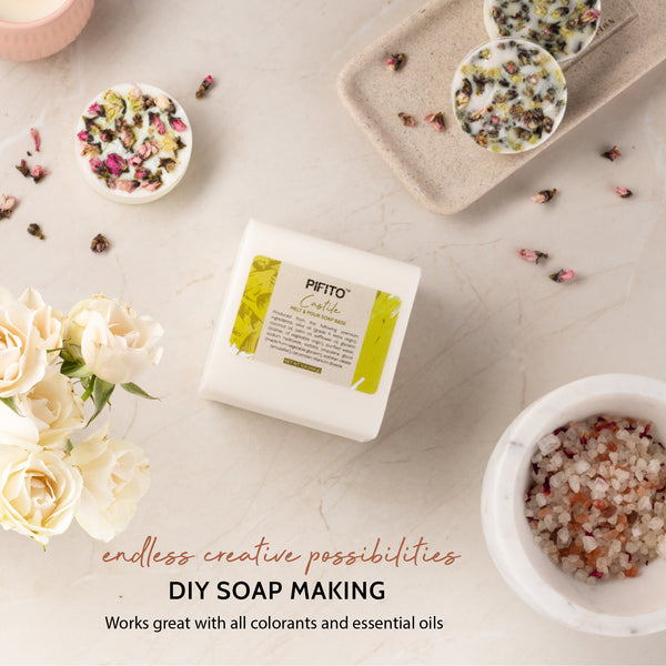 Pifito Castile Melt and Pour Soap Base - Premium 100% Natural
