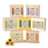 Pifito Melt and Pour Soap Base Sampler (7 lbs) - Jojoba Oil, Sweet Almond Oil, Mango Butter, Apricot Kernel Oil, Grapeseed Oil, Oatmeal, Clear (1lb ea)