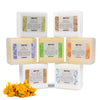 Pifito Melt and Pour Soap Base Sampler (7 lbs) - Clear, White, Goats Milk, Shea Butter, Oatmeal, Honey, Olive Oil (1lb ea)