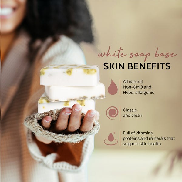 Pifito White Melt and Pour Soap Base - Premium 100% Natural