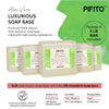 Pifito Aloe Vera Melt and Pour Soap Base - Premium 100% Natural