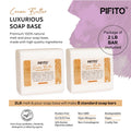 Pifito Cocoa Butter Melt and Pour Soap Base - Premium 100% Natural