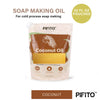 Pifito Coconut Oil (32 oz) for Soap Making - Premium 100% Pure and Natural Carrier Oil for Essential Oils, Skin Care, Hair and Body Oil