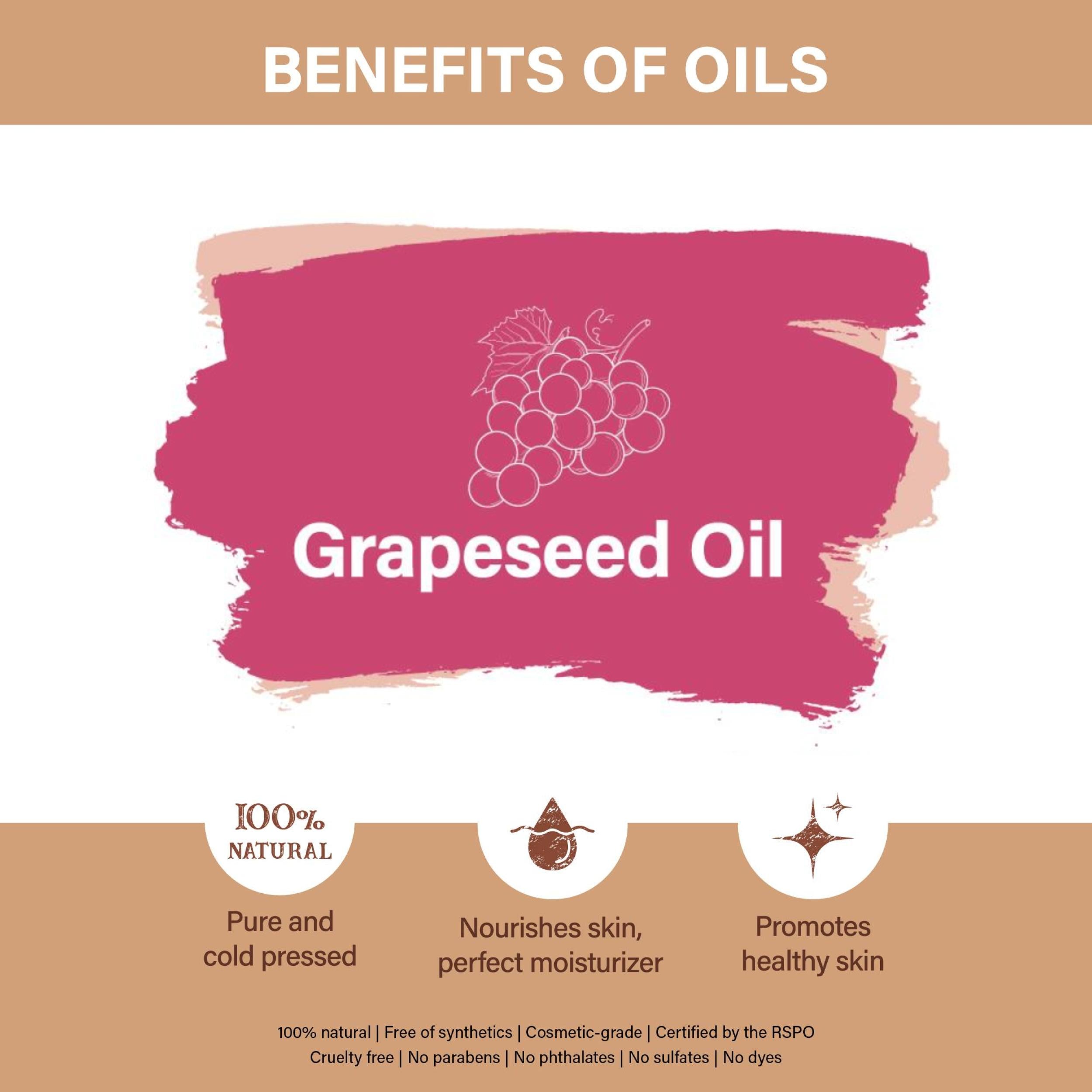 Pifito Grapeseed Oil (16 oz) for Soap Making Premium 100 Pure and N