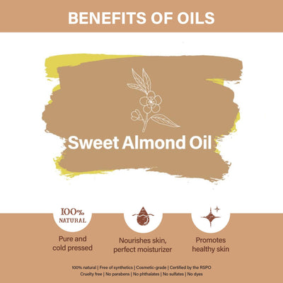 Pifito Sweet Almond Oil (16 oz) for Soap Making - Premium 100% Pure and Natural Carrier Oil for Essential Oils, Skin Care, Hair and Body Oil