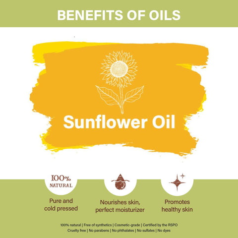 Pifito Sunflower Oil (16 oz) for Soap Making - Premium 100% Pure and Natural Carrier Oil for Essential Oils, Skin Care, Hair and Body Oil