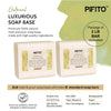 Pifito Oatmeal Melt and Pour Soap Base - Premium 100% Natural