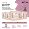 Pifito Shaving Melt and Pour Soap Base - Premium 100% Natural