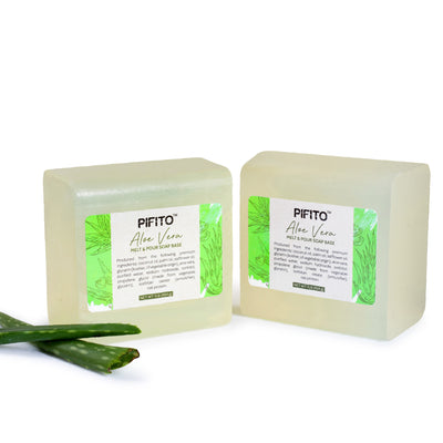 Pifito Aloe Vera Melt and Pour Soap Base - Premium 100% Natural