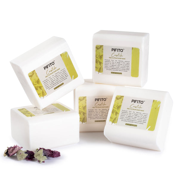 Pifito Castile Melt and Pour Soap Base - Premium 100% Natural