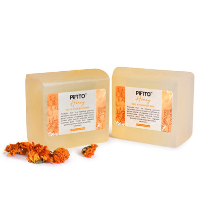 Pifito Honey Melt and Pour Soap Base - Premium 100% Natural