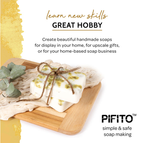 Pifito Mango Butter Melt and Pour Soap Base - Premium 100% Natural