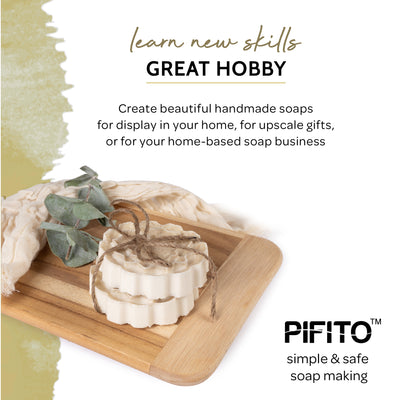 Pifito Oatmeal Melt and Pour Soap Base - Premium 100% Natural