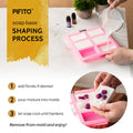 Pifito Melt and Pour Soap Base Sampler (7 lbs) - Jojoba Oil, Sweet Almond Oil, Mango Butter, Apricot Kernel Oil, Grapeseed Oil, Oatmeal, Clear (1lb ea)