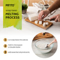 Pifito Melt and Pour Soap Base Sampler (7 lbs) - Clear, White, Goats Milk, Shea Butter, Oatmeal, Honey, Olive Oil (1lb ea)