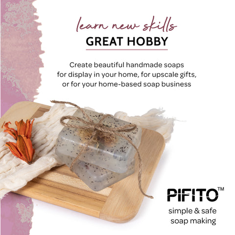 Pifito Shaving Melt and Pour Soap Base - Premium 100% Natural