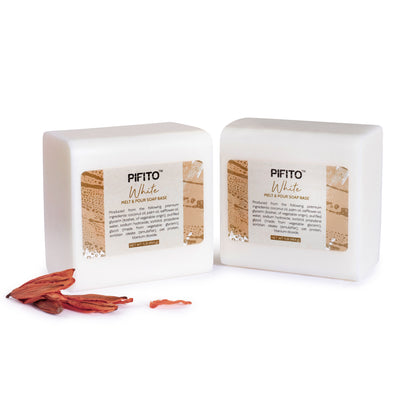 Pifito White Melt and Pour Soap Base - Premium 100% Natural